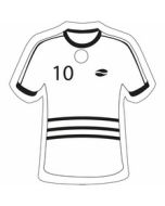 25 Nominettes vareuse foot n°1 - 3,5 cm x 4 cm 