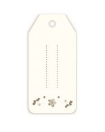 24 Étiquettes petites fleurs