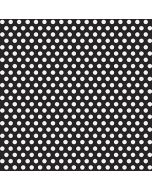 Papier cadeau noir à pois blancs - 76,2 x 152 cm