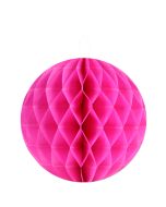 2 boules alvéolées 10cm- fuchsia