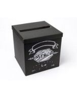 Urne Merci noir 30 cm