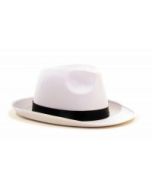 Borsalino tissu blanc luxe