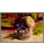 cage oiseau argent