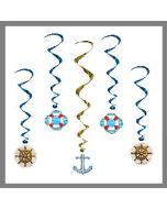 Lot de 5 suspensions trésor pirate