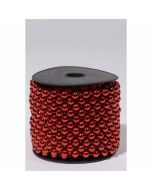 Guirlande de perles brillantes - rouge