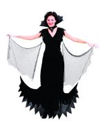 Déguisement femme vampire noir - Taille unique