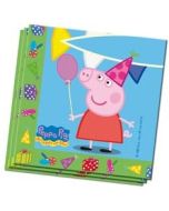 16 serviettes Peppa Pig