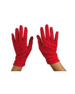 Gants courts rouges - 25 cm 