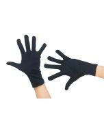 Gants courts noirs - 25 cm 