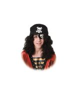 Perruque pirate avec cache-œil et bandana