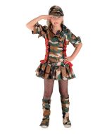 Déguisement fille militaire - 8 ans