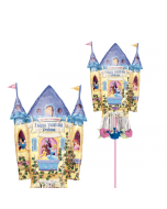 Ballon hélium château des princesses Disney