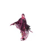 Poncho zombie adulte - rouge