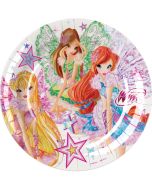 8 Assiettes Winx 23 cm