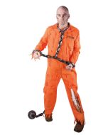 Déguisement adulte prisonnier zombie - Taille unique