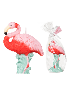 Bougie flamant rose