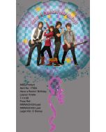 Ballon anniversaire "Camp Rock"