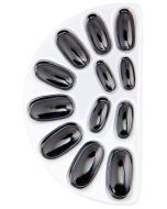 12 ongles noirs