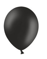 100 ballons noirs pastel 27 cm