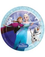 8 assiettes en carton 23 cm – Reine des Neiges 