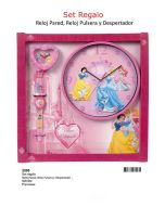 Set montre, horloge et réveil Princesses Disney