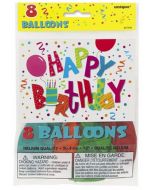 8 ballons Birthday Jamboree