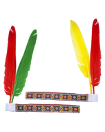 Bandeau indien avec 2 plumes