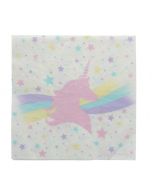 x20 Serviettes anniversaire licorne SP