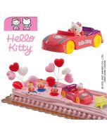 Kit de décoration de gâteau - Hello Kitty et sa voiture