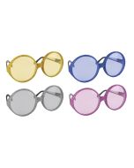 Lunettes paillettes rondes