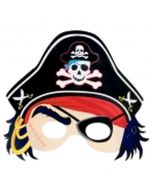 Masque de pirate avec chapeau