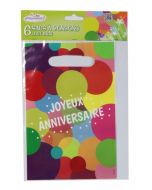 sacs de fête pop ballons joyeux anniversaire