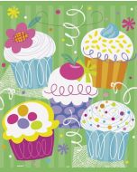 8 sacs de fête Birthday Cupcake