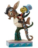 Figurine de collection Jiminy Criquet sur Hippocampe