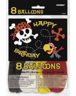 8 ballons Pirates Yohoho