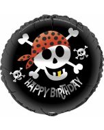 Ballon hélium rond Pirates Yohoho