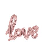 Ballon Mylar Rose Gold Love