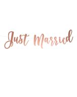 Guirlande Mariage Just Married rose Gold