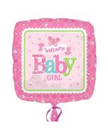 Ballon hélium Baby Shower fille 43 cm