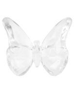 10 Perles papillons transparents