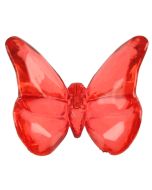10 Perles papillons rouges