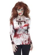Tee-shirt zombie femme
