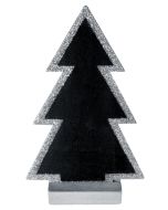 Marque-place ardoise sapin - Argent