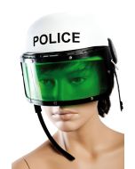 Casque de police avec visière