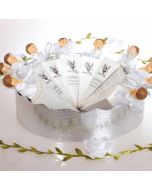 x10 boites à dragées communion en cone blanc et argent
