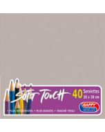 Serviettes soft touch - Taupe
