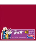 Serviettes soft touch - Bordeaux