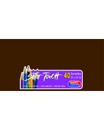 Serviettes soft touch - Chocolat