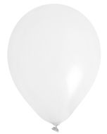 8 Ballons blancs 23cm