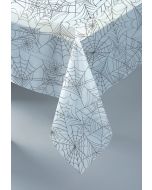 Nappe toile araignée blanche - 137 x 274 cm